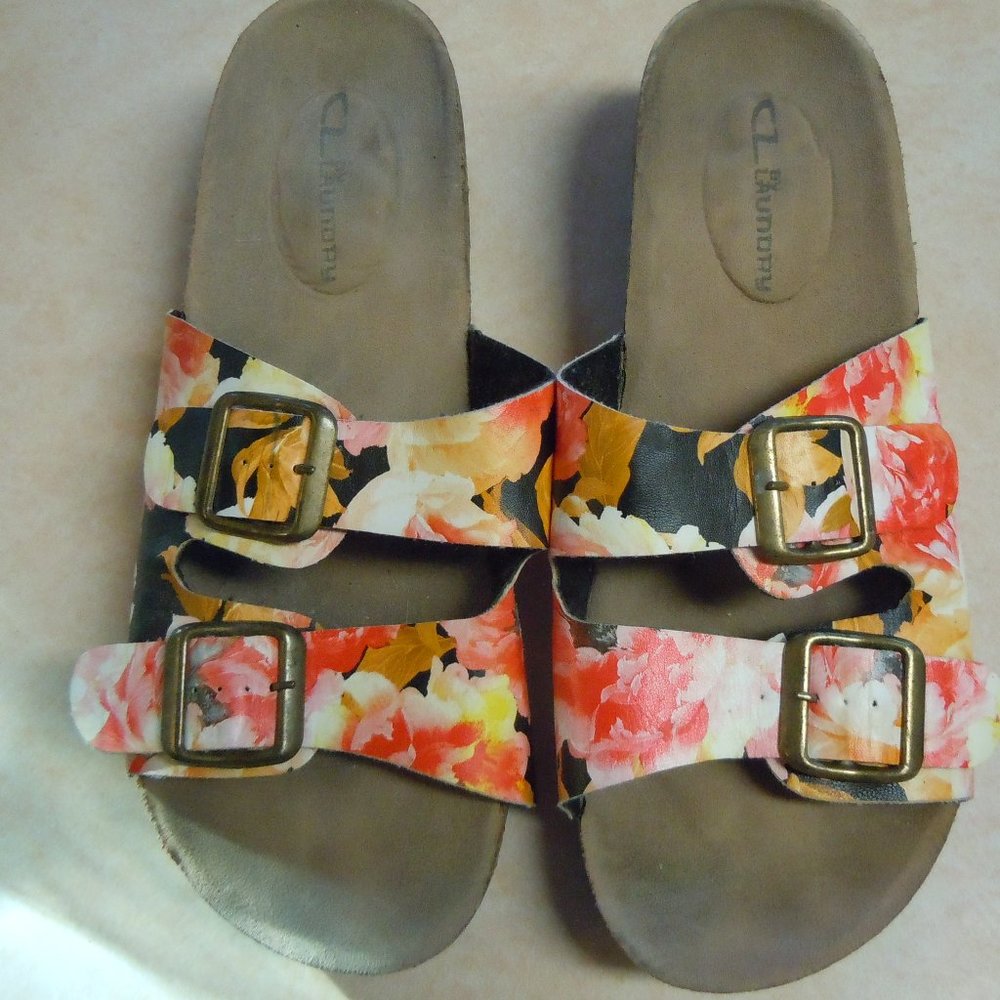 CL by Laundry floral slides